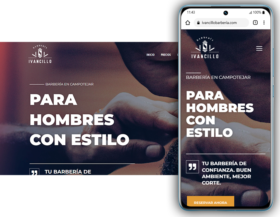Diseño web barbería
