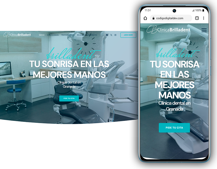 Diseño web para dentista