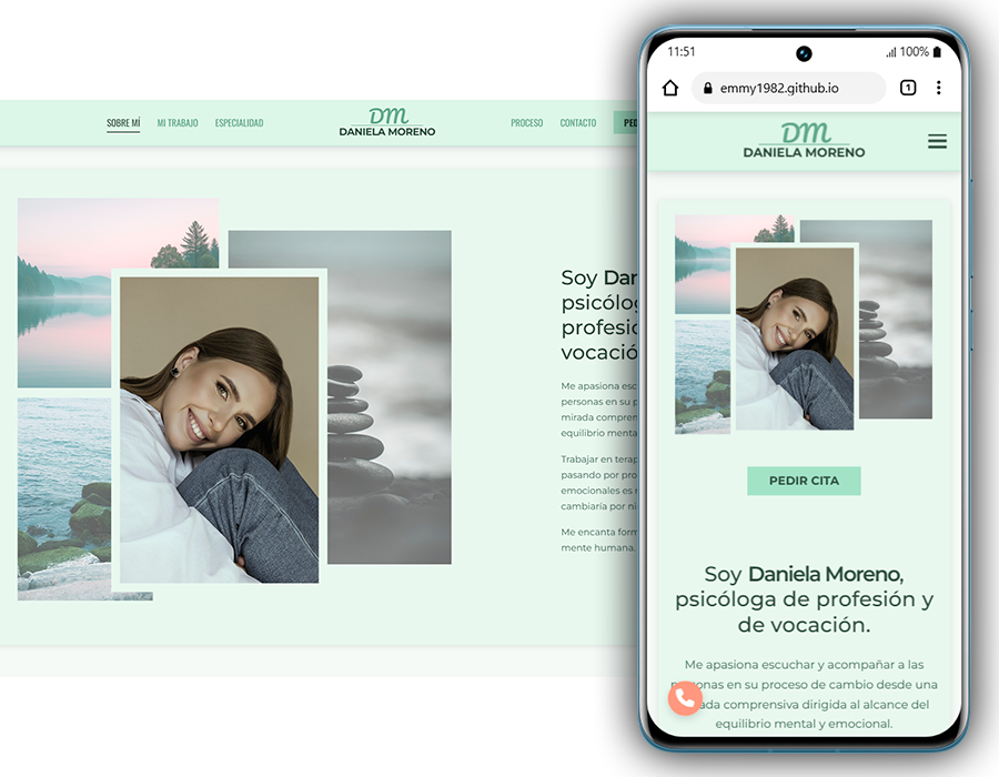 Diseño web para consulta de psicologa