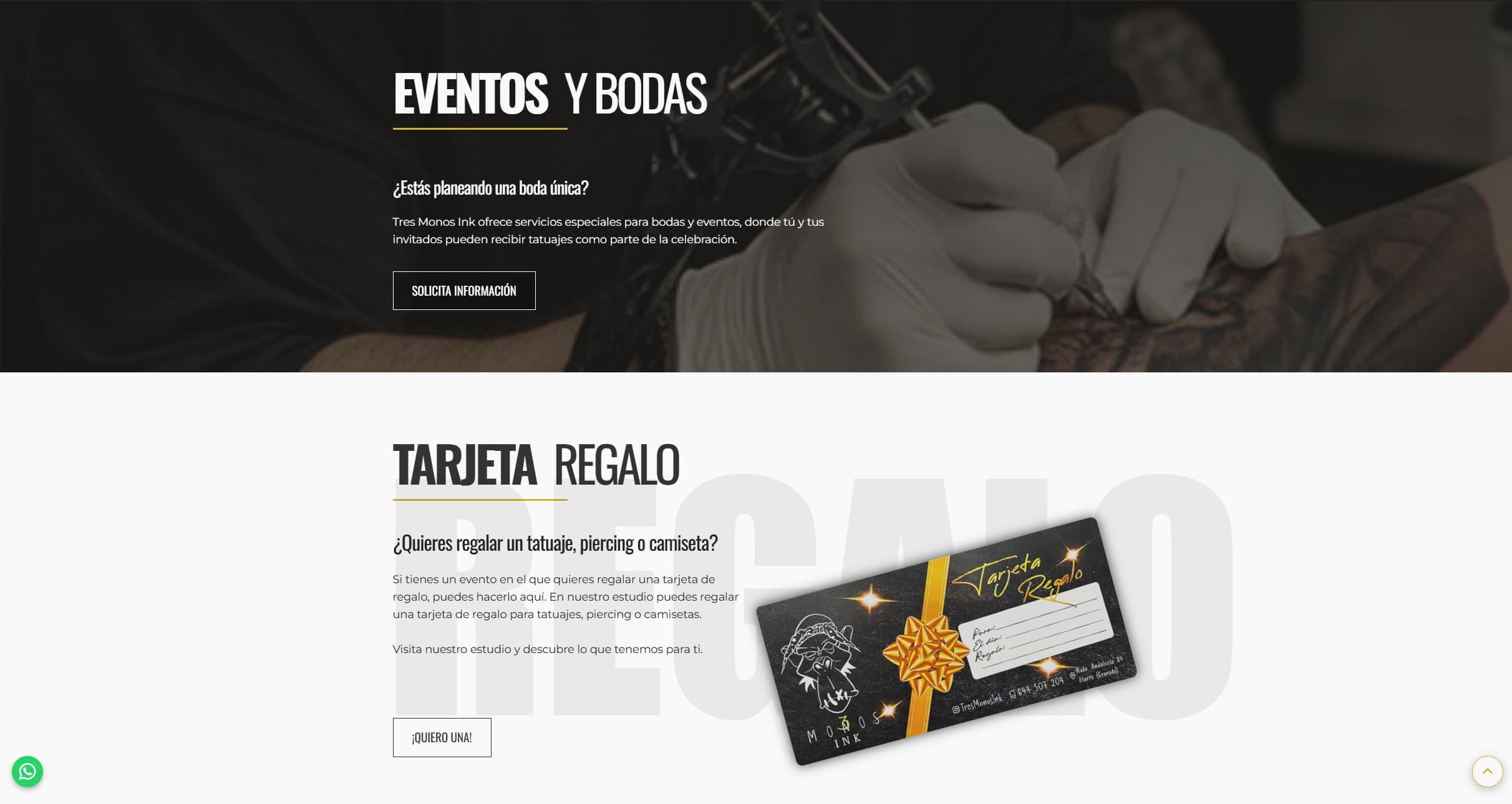 Vista de galeria de imagenes de web