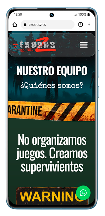 Sección de tienda